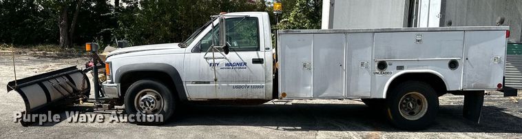 image for item DR2643 1998 Chevrolet  K3500 utility bed pickup truck