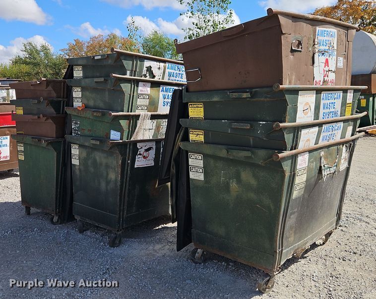 image for item DR8766 (12) dumpsters 