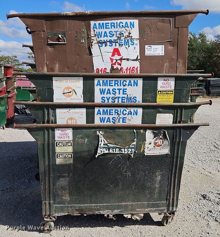 image for item DR8766 (12) dumpsters 