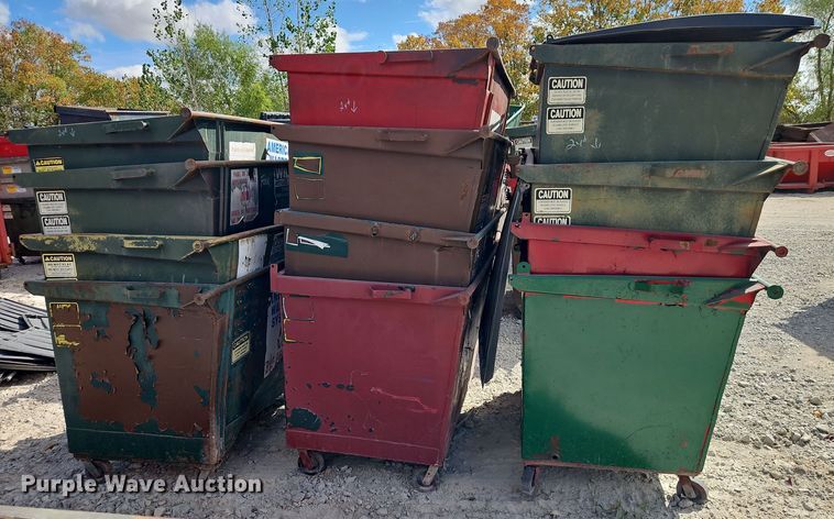 image for item DR8771 (12) dumpsters 