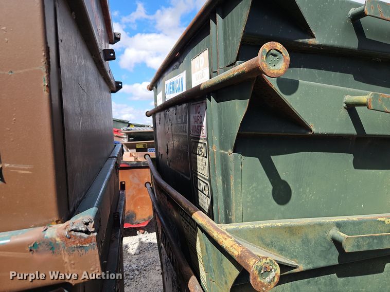 image for item DR8771 (12) dumpsters 
