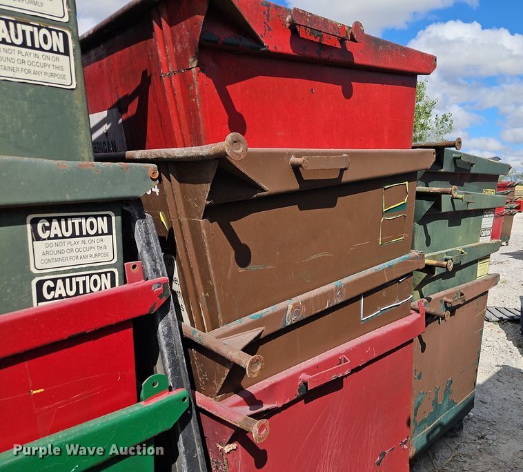 image for item DR8771 (12) dumpsters 