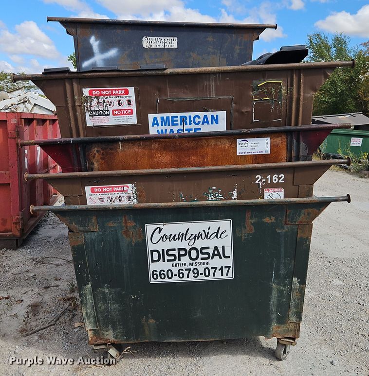 image for item DR8772 (12) dumpsters 