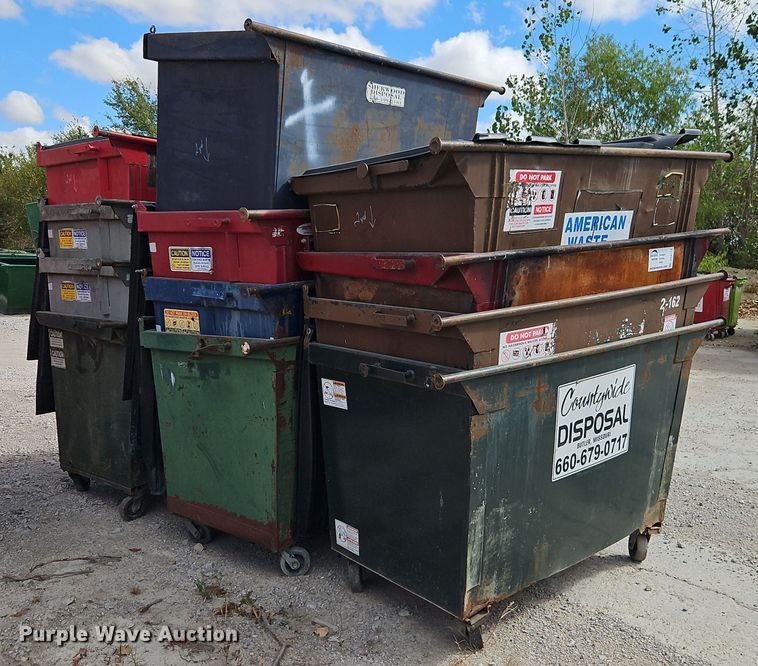 image for item DR8772 (12) dumpsters 