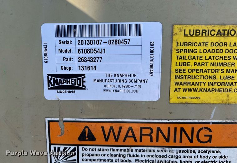 image for item DS3121 2015 Ford F450 Super Duty XLT Crew Cab utility / service truck