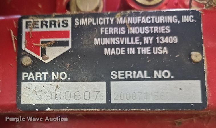 image for item DS4794 Ferris IS 1500Z ZTR lawn mower