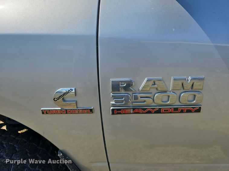 image for item DS4798 2016 Dodge Ram 3500HD pickup truck