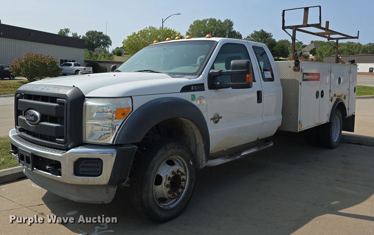 image for item DS4839 2012 Ford F550 Super Duty XL SuperCab utility / service truck