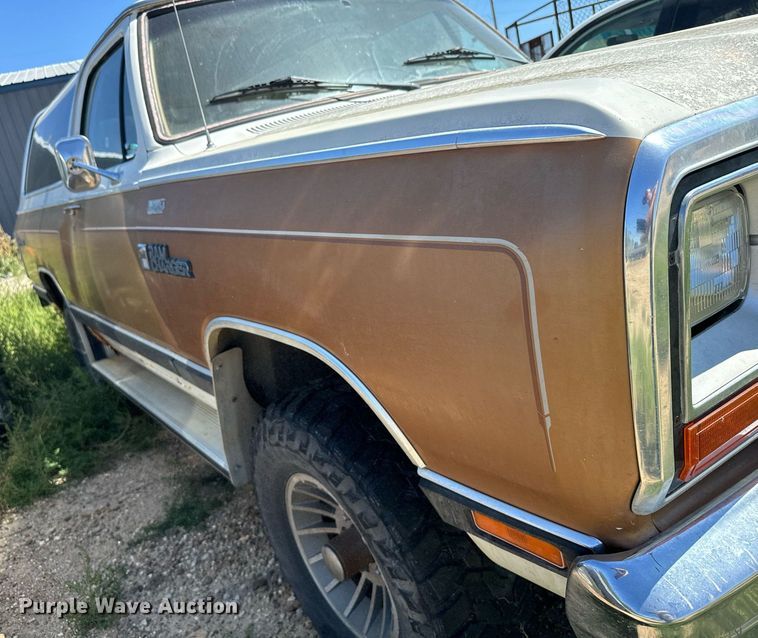 image for item DV2766 1985 Dodge  Ram Charger SUV