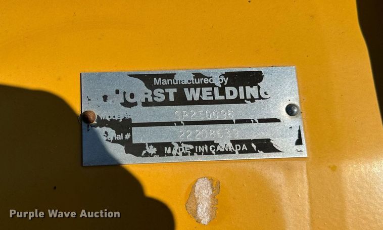 image for item DV5891 HLA 2500 skid steer snow pusher