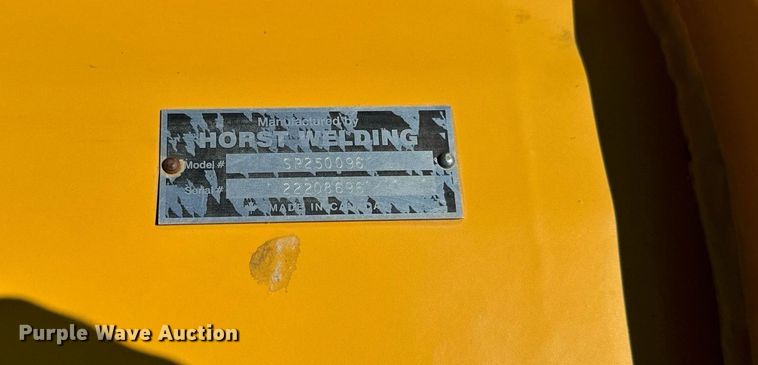 image for item DV5892 HLA 2500 skid steer snow pusher