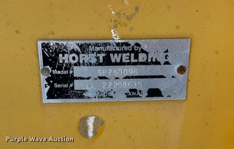 image for item DV5893 HLA 2500 skid steer snow pusher 