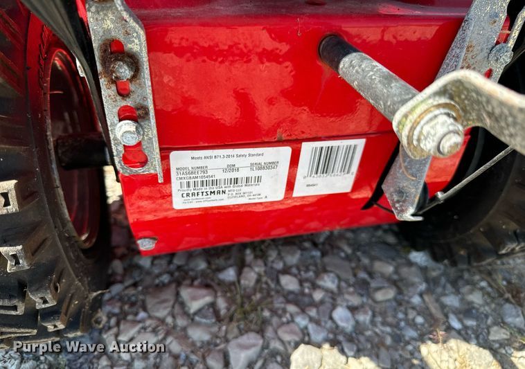 image for item DV5897 (5) 2018 Craftsman 31AS6BEE793 snowblowers