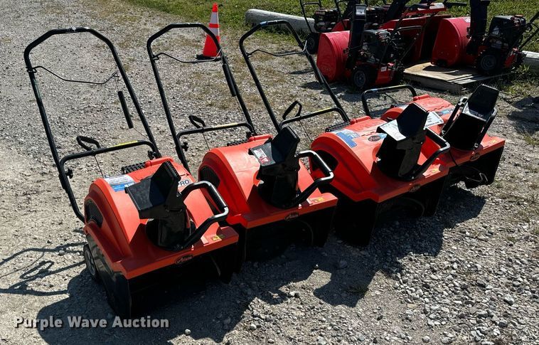 image for item DV5898 (4) Ariens Path Pro snowblowers