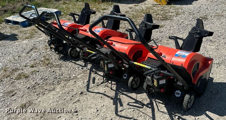 image for item DV5898 (4) Ariens Path Pro snowblowers