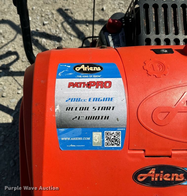 image for item DV5898 (4) Ariens Path Pro snowblowers