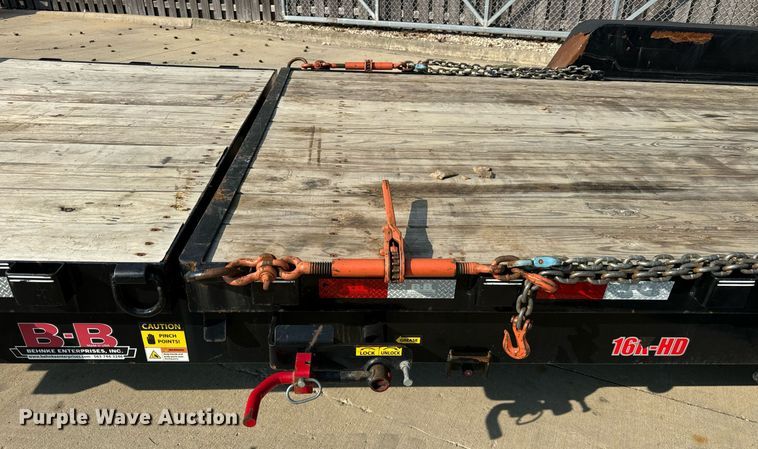 image for item DV5922 2021 Behnke  TBC12316ET-XL tilt deck equipment trailer