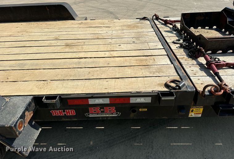 image for item DV5924 2021 Behnke  TBCT2016ET tilt deck equipment trailer