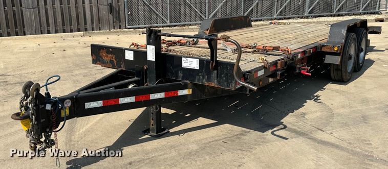 image for item DV5936 2021 Behnke  tilt deck equipment trailer