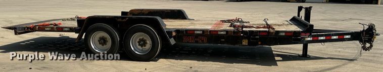 image for item DV5936 2021 Behnke  tilt deck equipment trailer