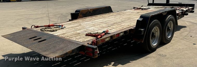 image for item DV5936 2021 Behnke  tilt deck equipment trailer