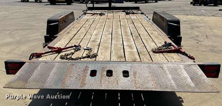 image for item DV5936 2021 Behnke  tilt deck equipment trailer