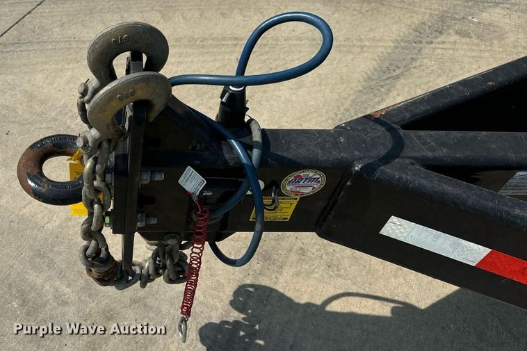 image for item DV5936 2021 Behnke  tilt deck equipment trailer