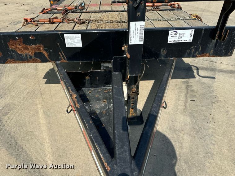 image for item DV5936 2021 Behnke  tilt deck equipment trailer
