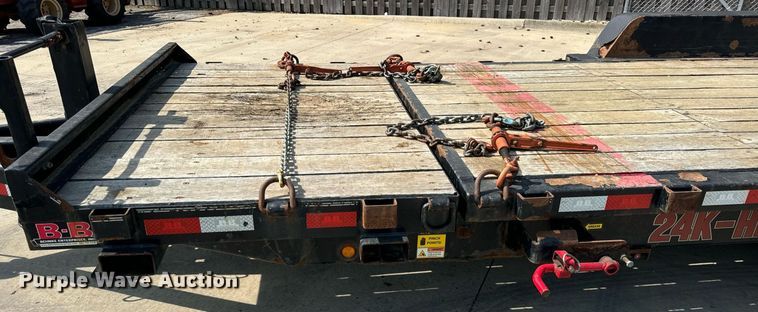 image for item DV5936 2021 Behnke  tilt deck equipment trailer
