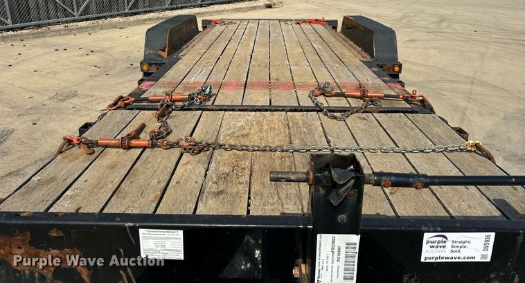 image for item DV5936 2021 Behnke  tilt deck equipment trailer