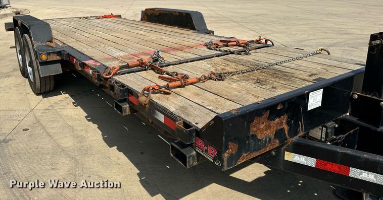 image for item DV5936 2021 Behnke  tilt deck equipment trailer