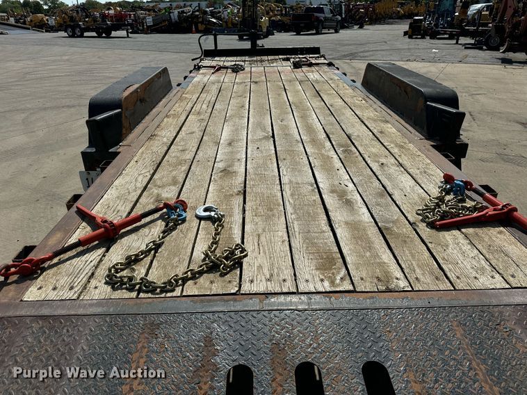 image for item DV5936 2021 Behnke  tilt deck equipment trailer