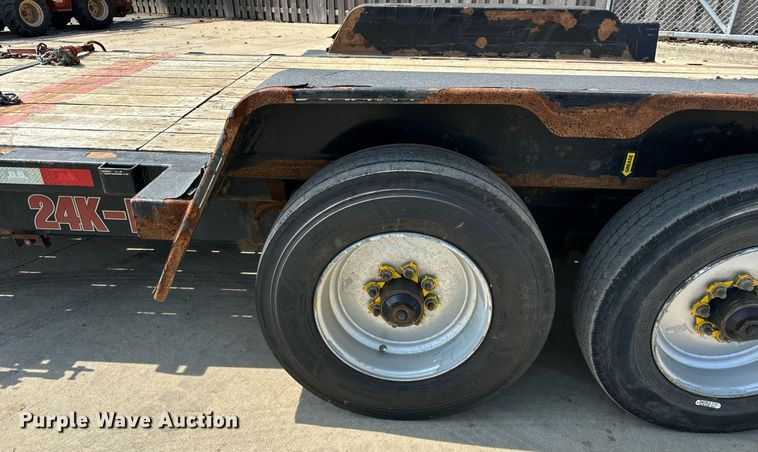 image for item DV5936 2021 Behnke  tilt deck equipment trailer