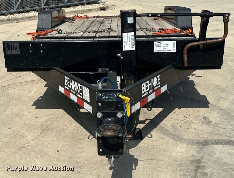 image for item DV5937 2022 Behnke  TBCT2016ET tilt deck equipment trailer