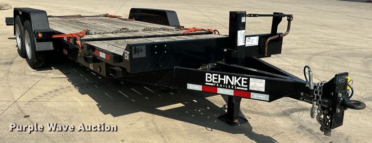 image for item DV5937 2022 Behnke  TBCT2016ET tilt deck equipment trailer