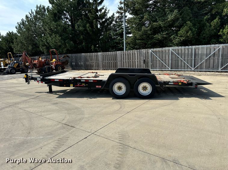 image for item DV5937 2022 Behnke  TBCT2016ET tilt deck equipment trailer