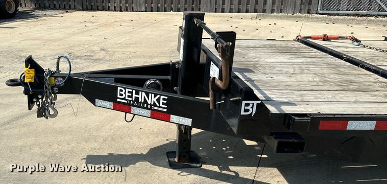 image for item DV5937 2022 Behnke  TBCT2016ET tilt deck equipment trailer