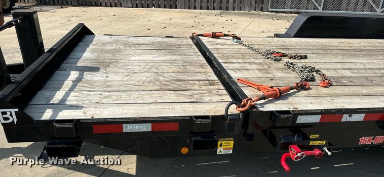 image for item DV5937 2022 Behnke  TBCT2016ET tilt deck equipment trailer