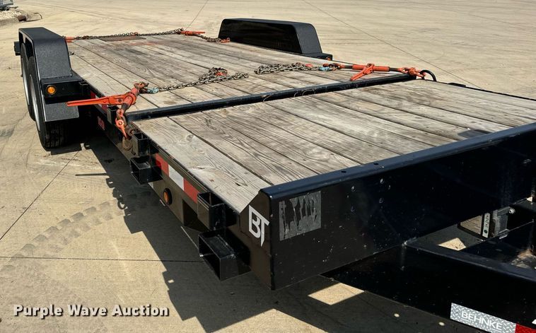 image for item DV5937 2022 Behnke  TBCT2016ET tilt deck equipment trailer