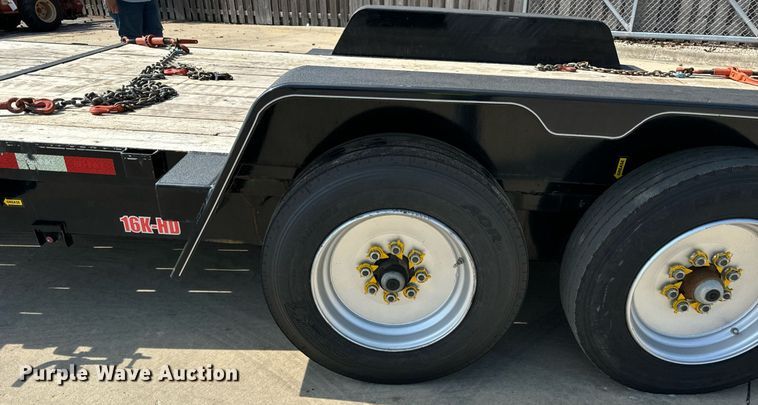 image for item DV5937 2022 Behnke  TBCT2016ET tilt deck equipment trailer