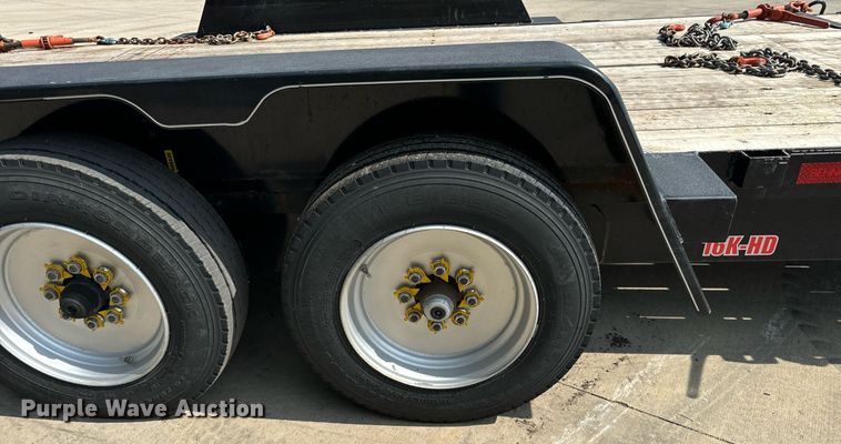 image for item DV5937 2022 Behnke  TBCT2016ET tilt deck equipment trailer