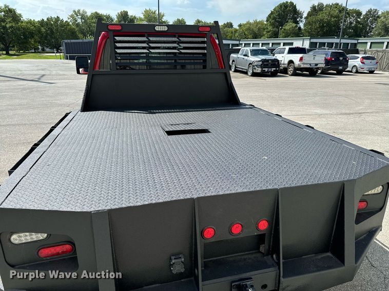 image for item DX1262 2008 Ford F550 Super Duty Lariat Crew Cab flatbed truck