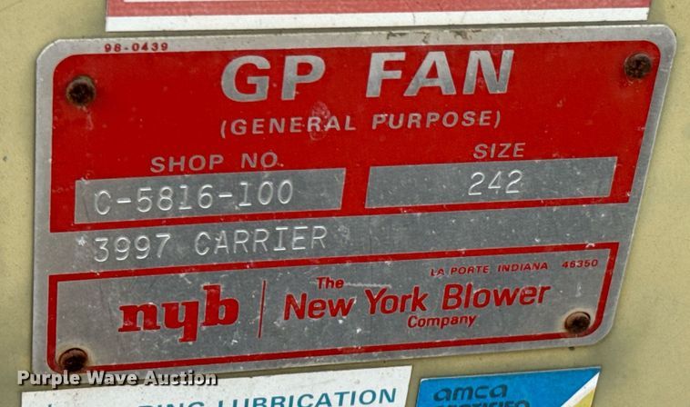 image for item DX1267 Spencer Turbine centrifugal blower