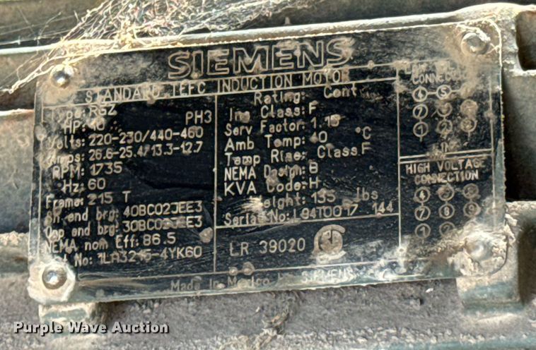 image for item DX1267 Spencer Turbine centrifugal blower