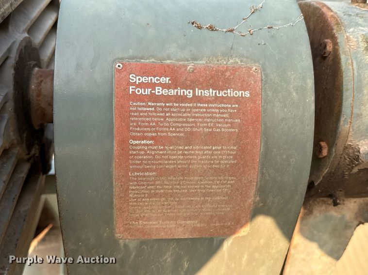 image for item DX1267 Spencer Turbine centrifugal blower