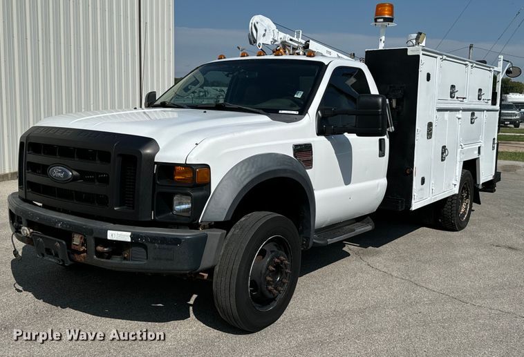 image for item DX1298 2008 Ford F550 Super Duty XL utility / service truck