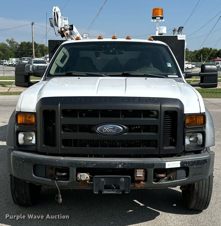 image for item DX1298 2008 Ford F550 Super Duty XL utility / service truck