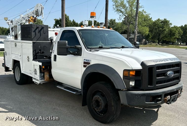 image for item DX1298 2008 Ford F550 Super Duty XL utility / service truck