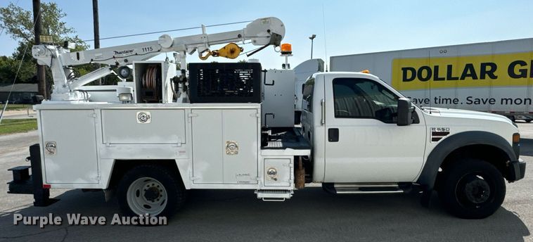 image for item DX1298 2008 Ford F550 Super Duty XL utility / service truck
