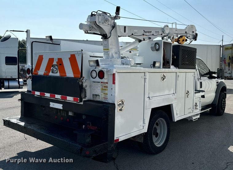 image for item DX1298 2008 Ford F550 Super Duty XL utility / service truck